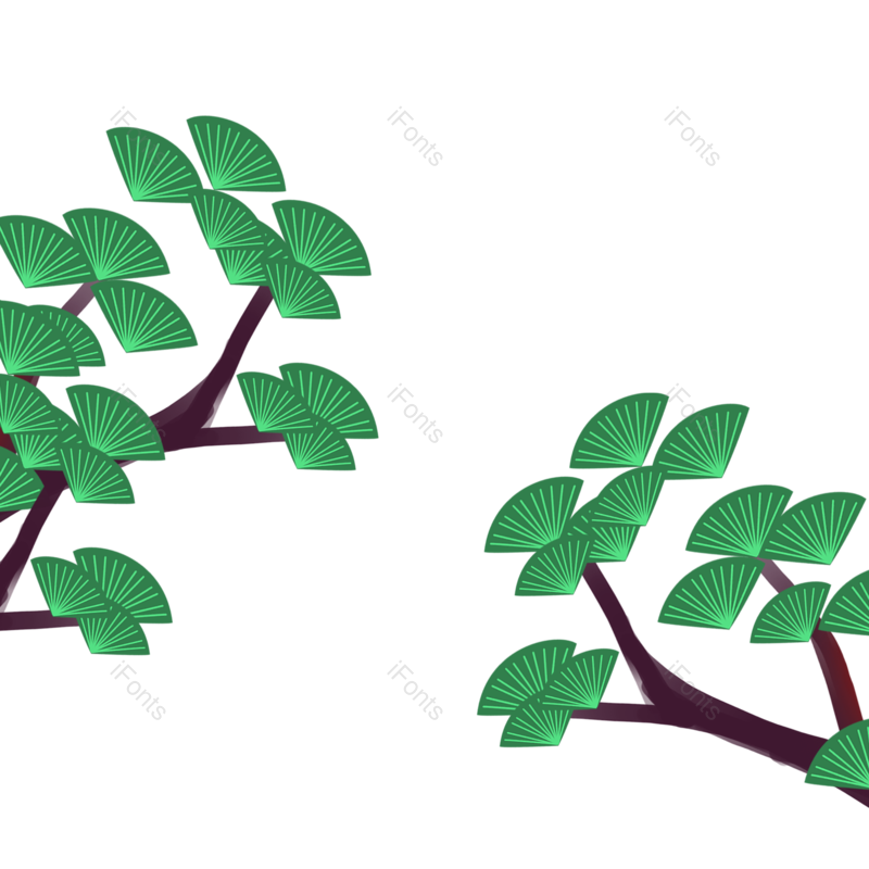 树木图片,树叶元素,植物素材PNG,松树免抠素材